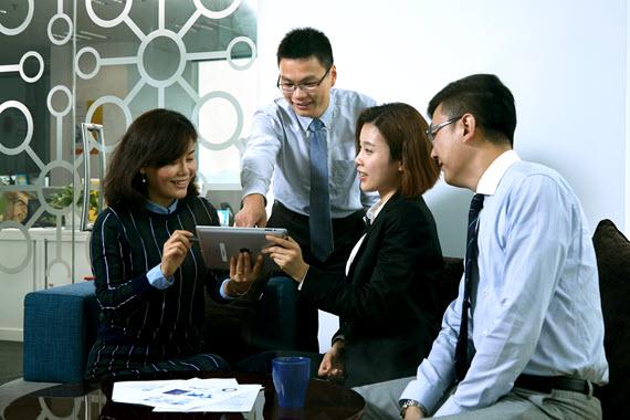 Shanghai Employees in a meeting Shanghai Employees in a meeting